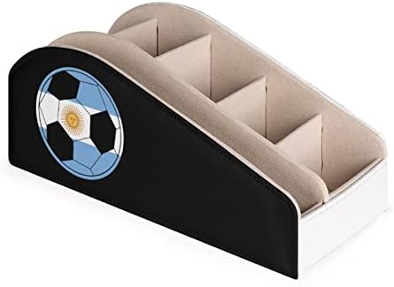 Argentinska zastava nogometna TV držač za daljinsko upravljanje sa 6 odjeljaka Caddy Box Desk Organizator za pohranu za Blu-ray Media