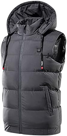 YMOSRH jakne za kišu za muškarce vodootporni USB punjenje topline grijanje pametni prsluk rame na ramenom toplom gornju muške jakne