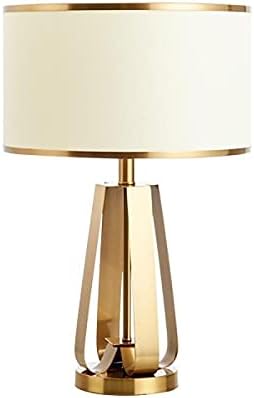 Ammiki Europski stil Zlatna svjetla za stolove Moderna stolna svjetiljka AC110V 220V tkanina nijansa dnevna soba noćna svjetla svjetla