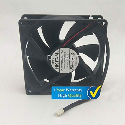 DNPART kompatibilan s 2-pinski ventilator za hlađenje HKFAN AS9025H12 DC12V 0.30 A 9 cm 90 * 90 * 25 mm