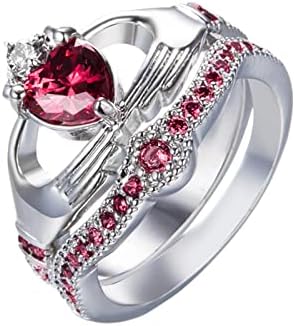 Vjenčani prstenovi za žene poklon bijeli vjenčani nakit prsten s izrezanim kamenom luksuzni vjenčani prstenovi ručno izrađeni slatki