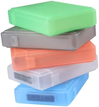Vanjski HDD 5pcs kućište HDD-a zeleni plastični disk sive boje i poklopac plave boje za svaku pohranu antistatički bijeli narančasti