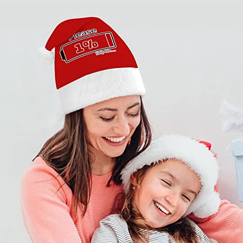 Molim vas, pomozite mi Božićni šešir Djed Mraz ukrasi za božićno drvce blagdanski dekor Pokloni za odrasle žene obiteljski muškarci