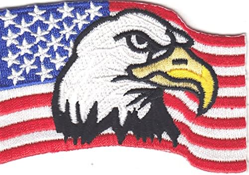 Ćelavo orao željezo na patch USA američka zastava Patriotska vojska