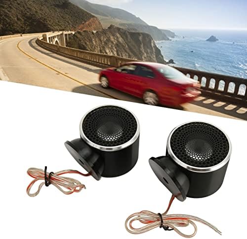 ASHATA 2PCS Audio Audio Super visokotonac, Mini Super visokotoničar, audio auto -zvučnici s audio automobilom, visokotonski visokotonski