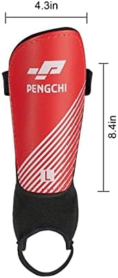 Čuvari nogometnih potkoljenica, PENG Chi nogometni štit za štit za noge, zaštitni obloženi ručni ruk za kompresiju koljena za 2-14