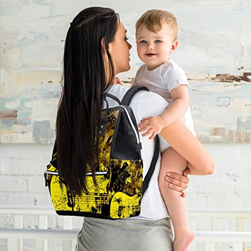Rock n Roll retro pelena torbica torbi mame ruksak Veliki kapacitet pelena torbica za njegu za njegu beba za njegu bebe