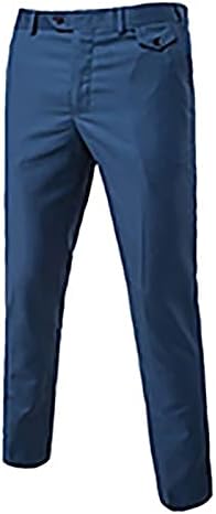 Muški 3 komadni set solidnog odijela, jedan gumb Slim Fit Casual Blazer Jacking prsluk hlača Poslovanje Notch Lapel Tux haljina