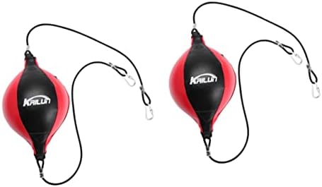 Clispeed 2 sets torba profesionalna za vježbanje kugle vježbanje elastično crne udarne sportske kuke ing igla za okretnost viseće crveno