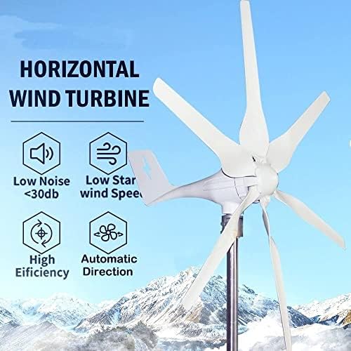 Vjetroturbina slobodne energije 1000 vati generator vjetra 12v 24v mali vertikalni generator vjetra s regulatorom za punjenje morske