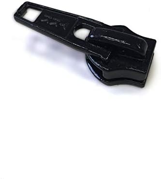 YKK 10C Klizač najlonskog zavojnice Zipper Pull Hardver Black - 2 paket