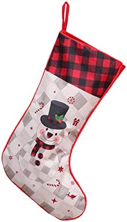 Božićne košare za izvana sa svjetlima božićne čarape božićna vreća za čarape i božićne viseće čarape za ukrašavanje zabave i božićni