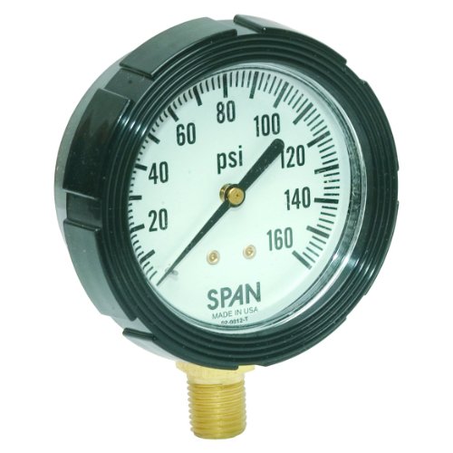SPAN LFS-210-30-30HG/300PS-G-CERT serija LFS-210 NIST certificirani mjerač tlaka ispunjenog tekućinom s ograničavanjem pulsacije, 30