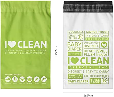 Torbe za jednokratnu upotrebu za tjelohranitelje - 75 vreća | Brtvljenje mirisa za pelene, otpad od hrane, otpad za kućne ljubimce,