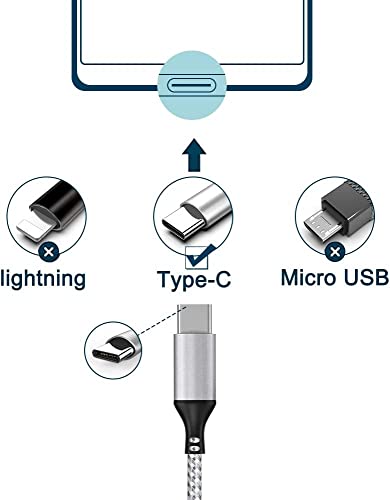 Dugi USB tipa C kabel za punjenje brzog punjenja, 16ft USB C kabel za punjač Nylon pleteni dugi tip C kabel kompatibilan sa Samsung