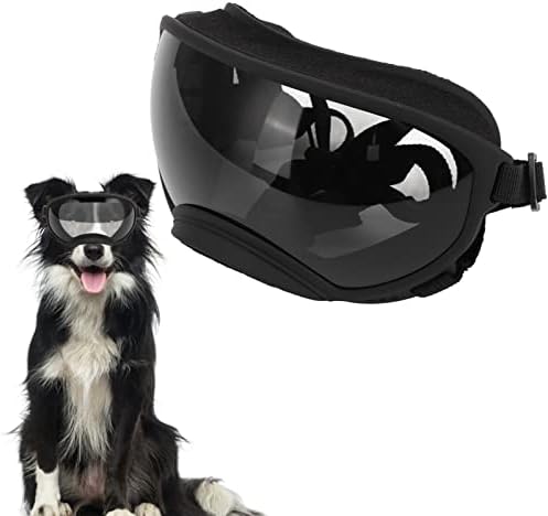 Haeyzoki naočale za pse, vjetrovi otporni na ultraljubičastu prašinu trajne sunčane naočale za prozračne i prašine, za veliku pasminu