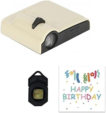 MLLKCAO MINI projektor Projektor za ukrašavanje Projektor Portble Projektor Projektor Sretan rođendan Projekcija kreativni rođendanski