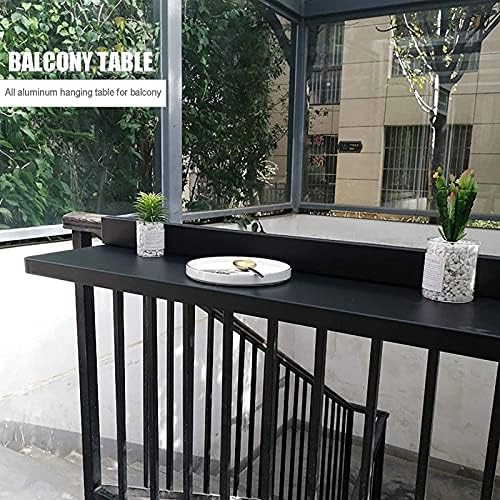 ; Vanjski sklopivi stol s podesivom palubom viseći stol s balkonskom ogradom, podesivi zidni balkonski barski stolovi za vrt, vrt,