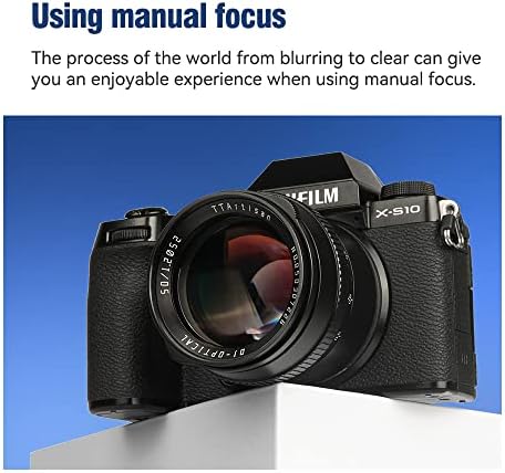 TTArtisan 50 mm F1.2 APS-C Ručno fokusiranje Objektiv fiksnog fokusa i veliki objektiva za Nikon Z Mount Z6 Z7 Z6II Z7II Zfc srebrna