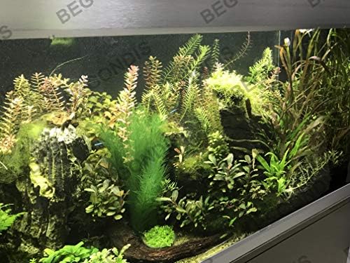 Dekoracije akvarija BEGONDIS 3pcs akvarij za ribe umjetne zelene vodene biljke izrađene od svilenih plastičnih Tkanina