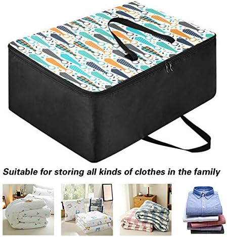 Domiking ispod kreveta torba za odlaganje odjeće - Sretan očev dan pohranjivanje velikih odjeća za skladištenje vrećica s patentnim