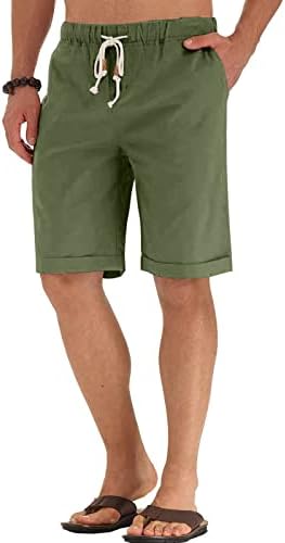 Uofoco obojene kratke hlače gumb ravne noge kratke hlače ljeto plus veličina trčanje Proširivi saloni za struk Baggy