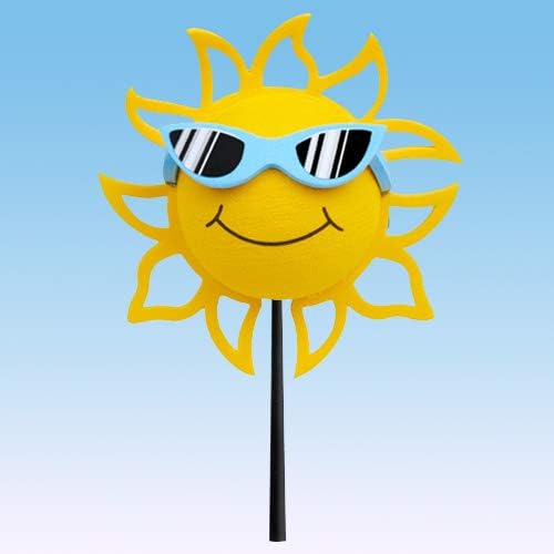 Coolballs California Sunshine W Sunčane naočale automatske antene Topper/Pogled na stražnji pogled zrcalo dangler/radna površina Spring