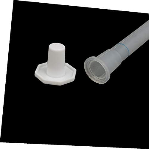 X-DERE 100 ml dugački vrat prozirna plastična volumetrijska mjerna mjerna toplinska bokvica za laboratorij (Volumetrico Flacone Graduato