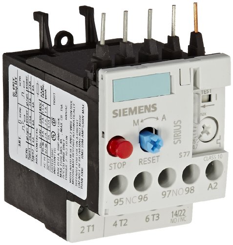 Siemens 3RU11 16-0JB0 relej termičkog preopterećenja, za ugradnju na kontakt, veličina S00, 0,7-1a raspon postavki