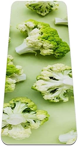 Povrće povrća Premium brokula gusta ekološka gumena prostirka za jogu za zdravlje i fitness Protuklizna prostirka za sve vrste joga