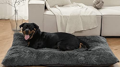 Kreveti za pse Auemtyn za velike pse, jumbo veličina 54 x 37 x 4 jastučić za pseće krevetiće, jambo plišani pseći sanduk s dizajnom