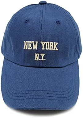 New York pamuk bejzbol kapica unisex podesivi oprani nevolje Snapback Hat Vintage Classic Dad Hats Outdoor za muškarce žene žene