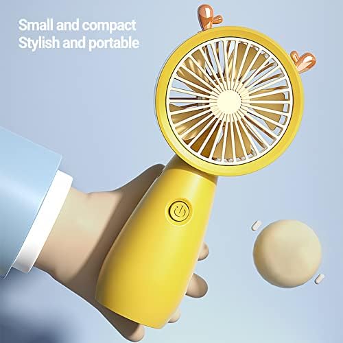 Ručni ventilator drži vas hladnim moćnim premium džepovima zgodan ventilator žuti