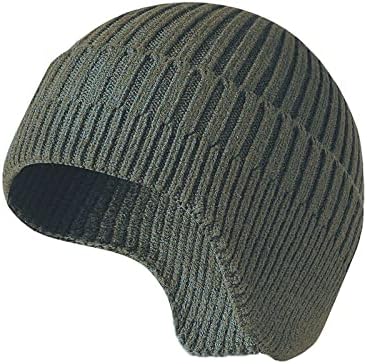 Zimska kapa za šešire za žene, voluminozna pletena kapa od lubanje s pompom od umjetnog krzna, ženska kapa od lubanje s debelim manšetama