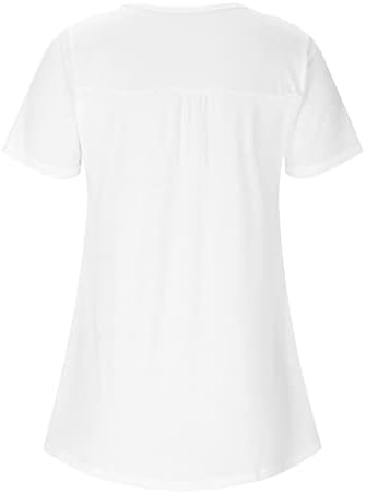 Jesen ljetna košulja ženska odjeća s kratkim rukavima modni posada čipka grafički patchwork gornji majica za žene 32 32