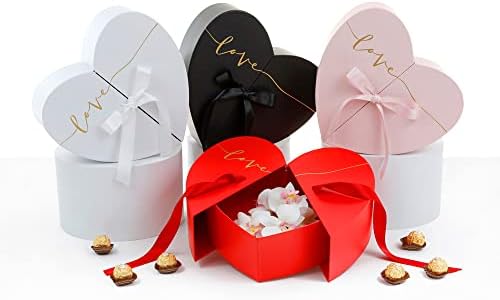 Jedinstvena kutija za pakiranje srca iznenađenja s vrpcom za luksuzne cvjetne i poklon aranžmane