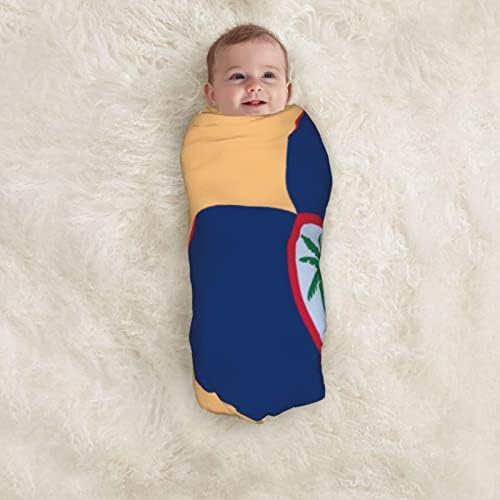 Ljubav Guam Flag Baby pokrivač prima pokrivač za novorođenčad za novorođenče