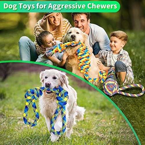Velike igračke za pse za agresivne žvakaće - igračke za pse za velike pse/žile i igračke za pse/igračke za neuništive pse/trajne igračke