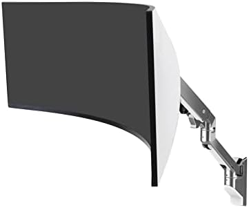 Ergotron - HX jednostruki ultrawide monitor s HD Pivot -om, vesa zidni nosač - za 1000R zakrivljeni monitori do 49 inča, 28 do 42 lbs