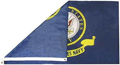 AES američka veleprodaja Superstore 3x5 USN Sjedinjene Države mornarički amblem 3'x5 'Premium 75d poliesterska zastava