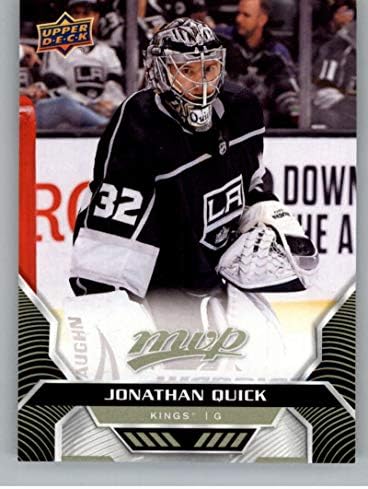 2020-21 Gornja paluba MVP 66 Jonathan Quick Los Angeles Kings NHL Hockey Card NM-MT