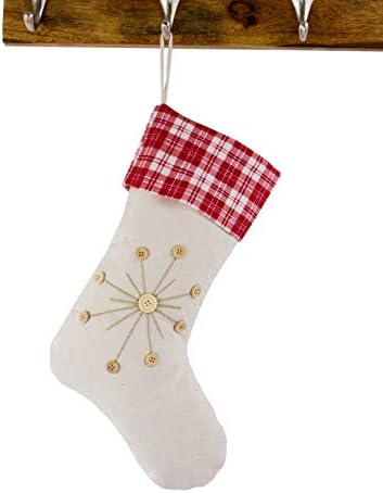 Fennco Styles odmor božićna platna s uzorkom viseće čarape