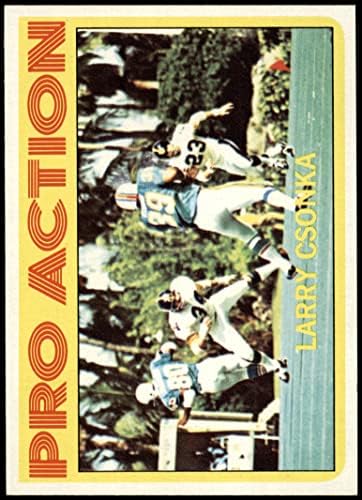 1972. Topps 259 Pro Action Larry Csonka Miami Dolphins NM/MT Dolphins Syracuse