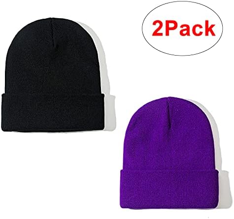 2 pakiranja Uniseks šešira za muškarce i žene, pletene zimske kape