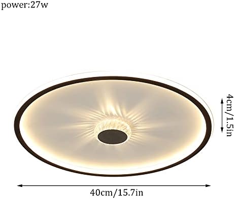 Ataay stropna svjetla, okrugla stropna svjetiljka, podesiva temperatura u tri boje, LED moderna jednostavna stropna svjetlost, u blizini