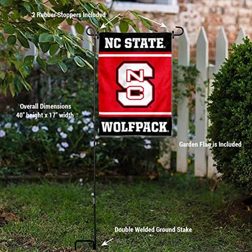 North Carolina State Wolfpack Garden Flag i američka zastava Stand držač pole