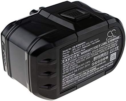 AIJOS 18V Zamjena baterije za Ryobi ABP1801, ABP1803, BCP1817/2SM, BPL1815 BID-1801M, BID-180L, BID1821, BIW180, CAD-180L, CAG-180M,